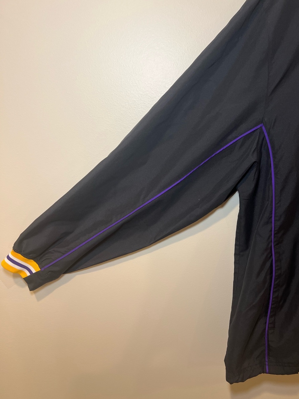 Adidas Los Angeles Lakers Basketball Pullover Windbreaker Jacket - Picture 6 of 7